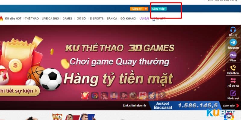 Những lưu ý khi đăng nhập kubet
