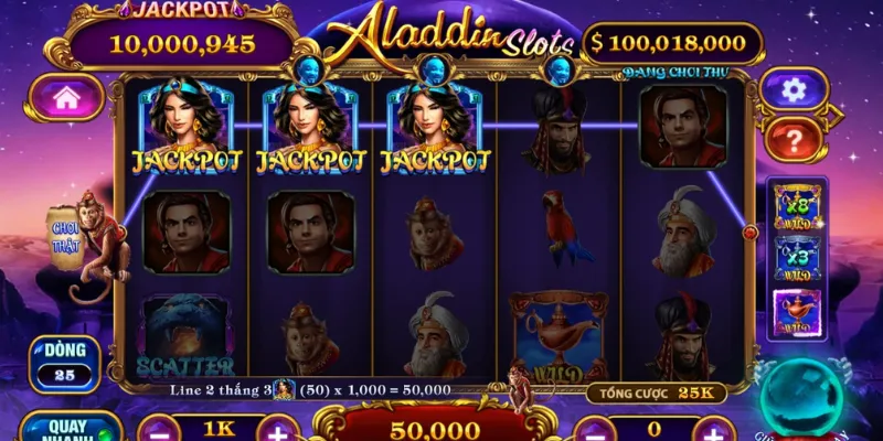 Thông tin cơ bản về tựa game nổ hũ Aladdin